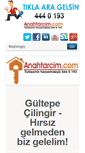 Mobile Screenshot of gultepecilingir.net